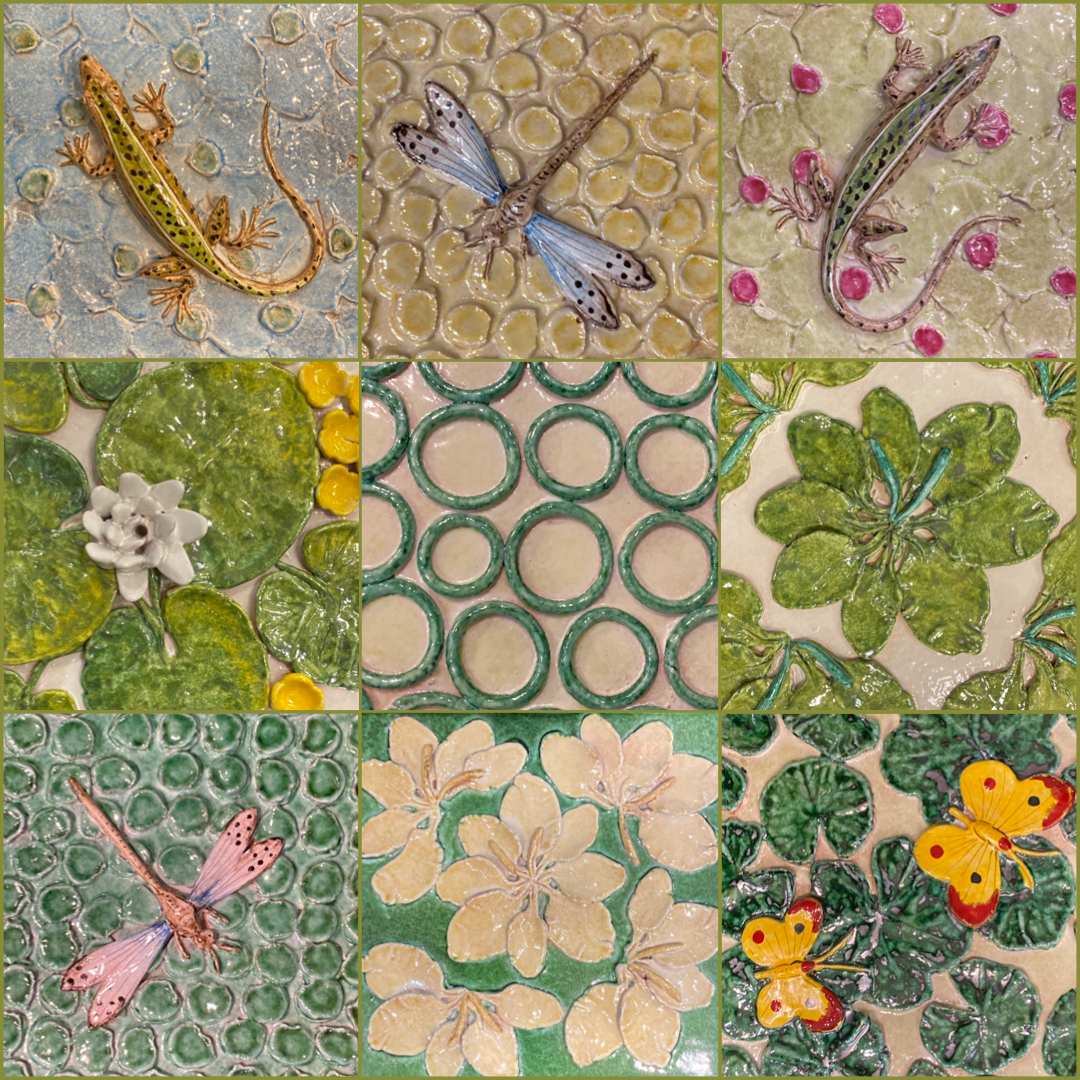 Piastrelle decorate