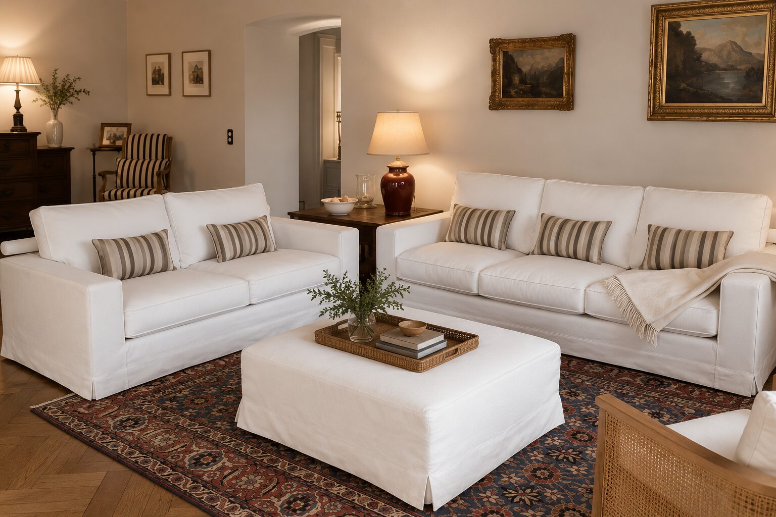 Dopo: Salotto Completo Bianco